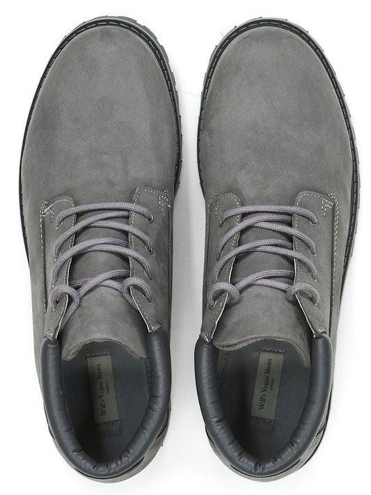 Low Dock Boots in Black Vegan Suede