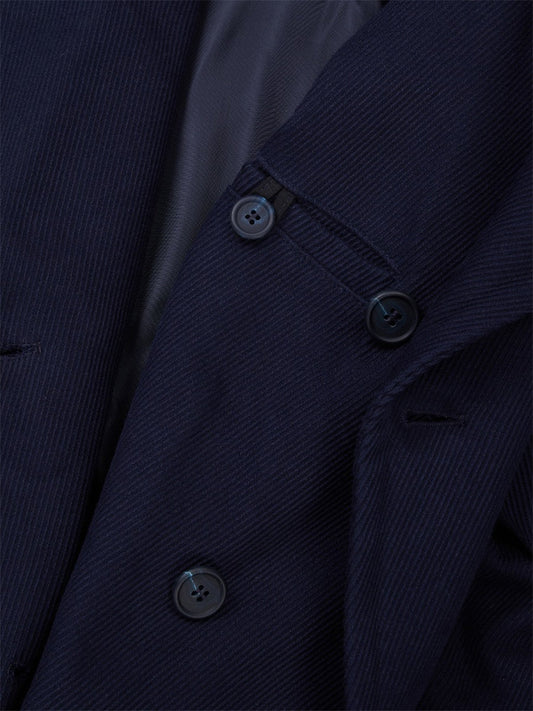 Pea Coat in Navy Blue