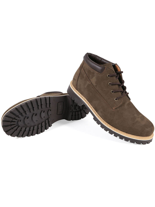 Low Dock Boots in Black Vegan Suede