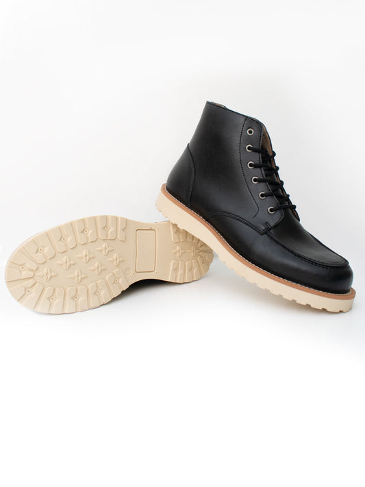 Low Rig Boots in Navy Blue
