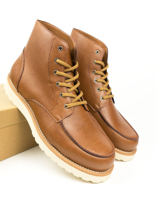 Low Rig Boots in Navy Blue