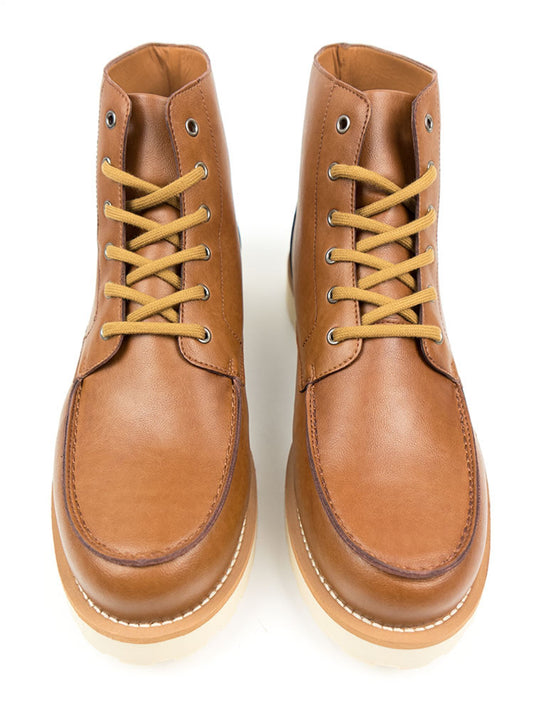Low Rig Boots in Navy Blue