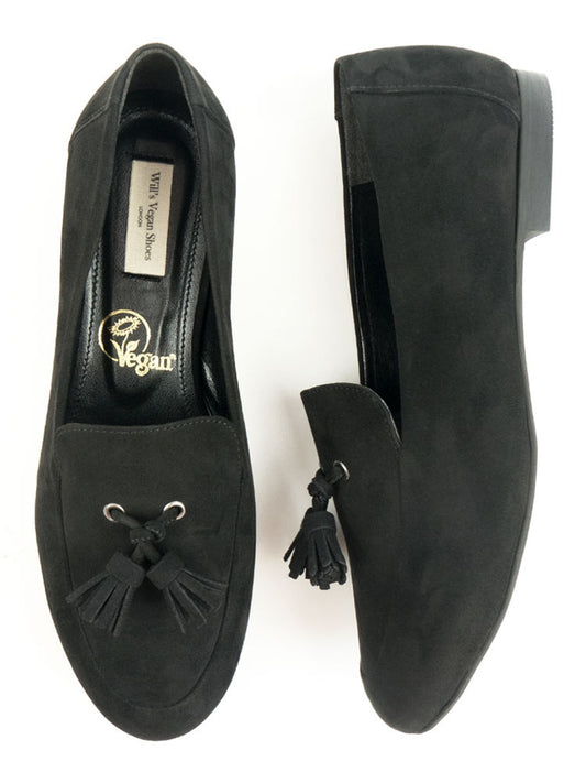 Tassle Loafers in Silver
