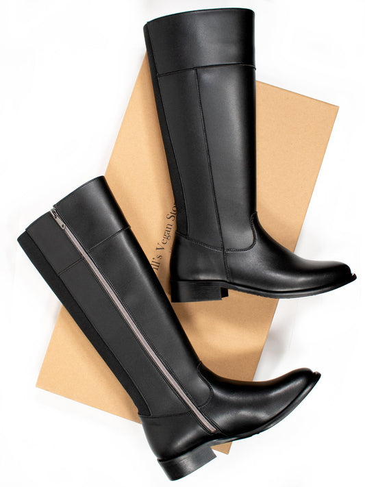 Knee High Boots in Dark Brown