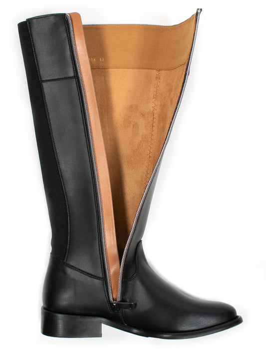 Knee High Boots in Dark Brown