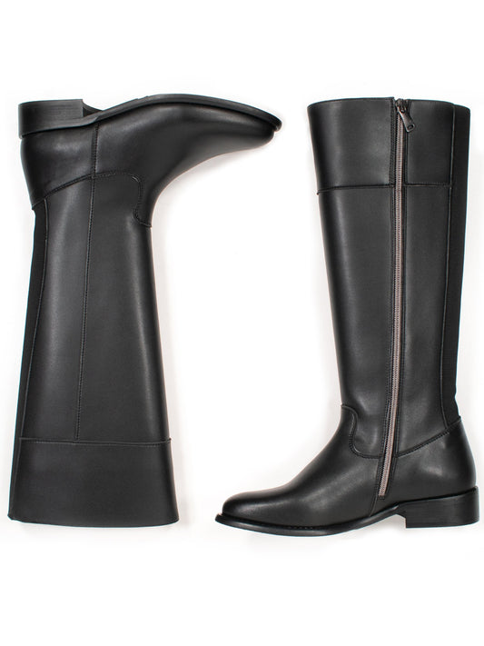 Knee High Boots in Dark Brown