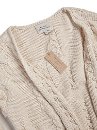 Recycled Chunky Knit Cardigan, detail