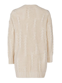 Recycled Chunky Knit Cardigan