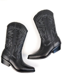 Western Boots in Black