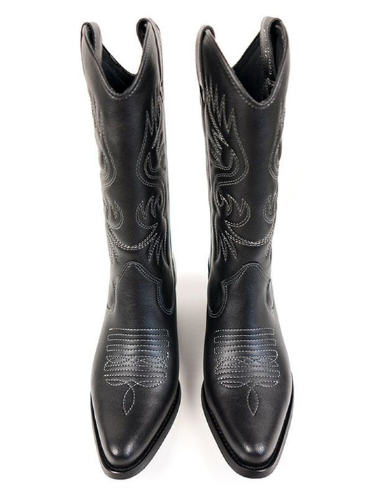 Western Boots in Chestnut